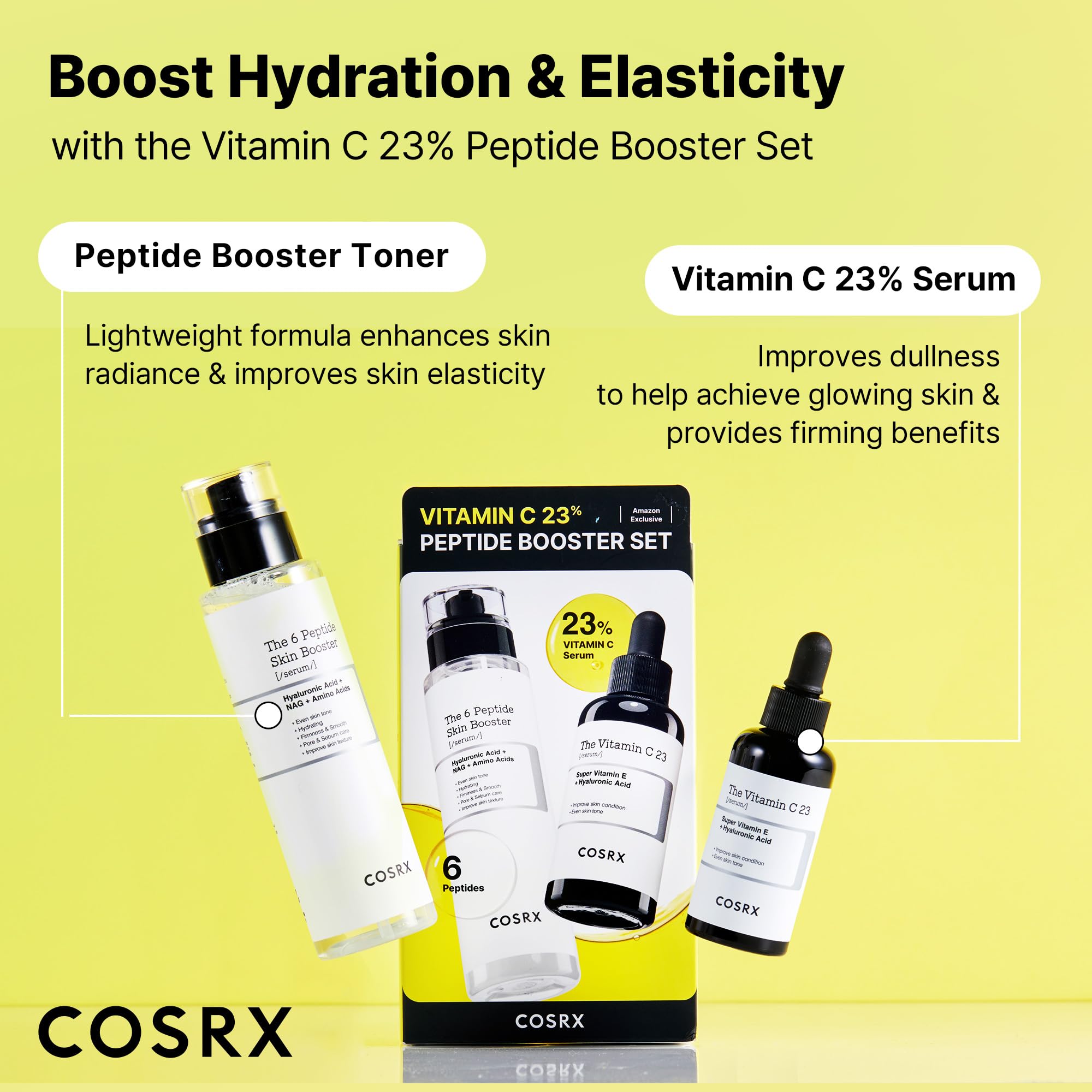 Amazon.com: COSRX Vitamin C 23% Peptide Booster Set - Amazon