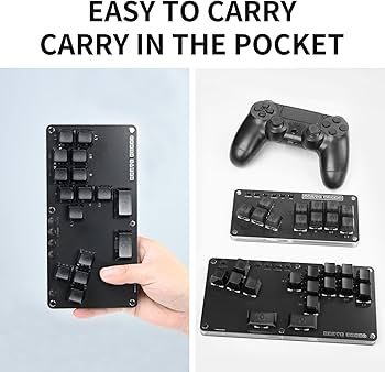 Amazon.co.jp: Borcham 16キーミニオールボタンアーケードスティック