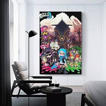 Amazon.co.jp: スプラトゥーンポスター クール ポスター 壁アート