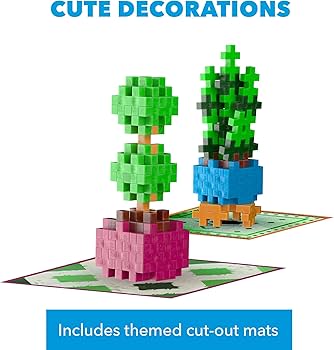 Amazon.com: PLUS PLUS Playful Plant Packets, 3D Puzzle Building