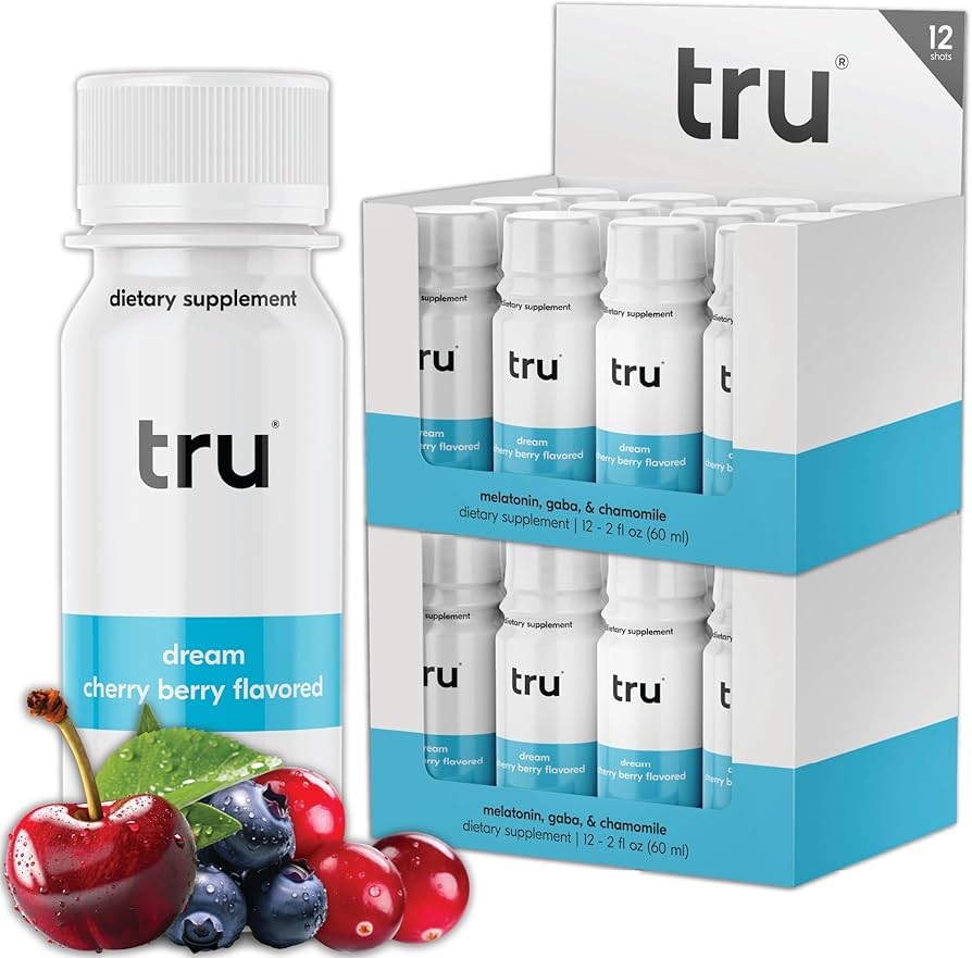 Amazon.com : Tru Dream Shot, Cherry Berry Flavored Deep Sleep Aid