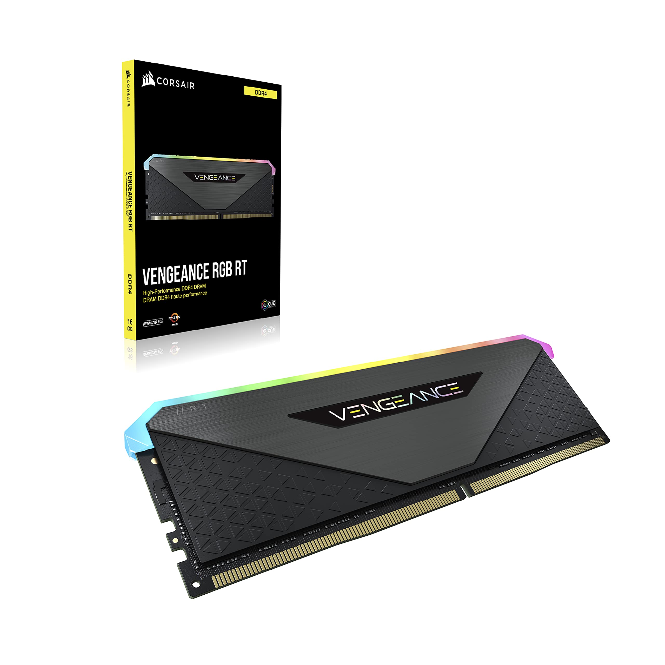CORSAIR Memória de desktop Vengeance RGB RT 64 GB (4 x 16 GB) DDR4