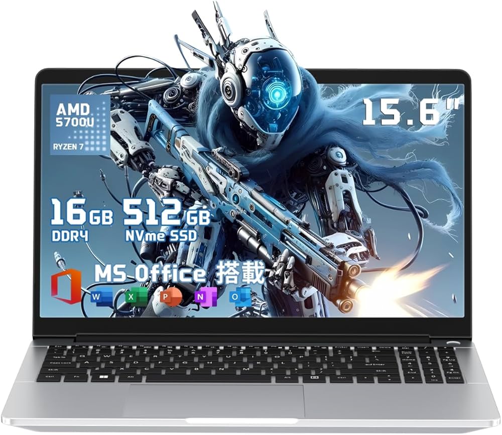 Amazon.co.jp: SERYUB ノートパソコン AMD Ryzen 7 5700U 8コア16