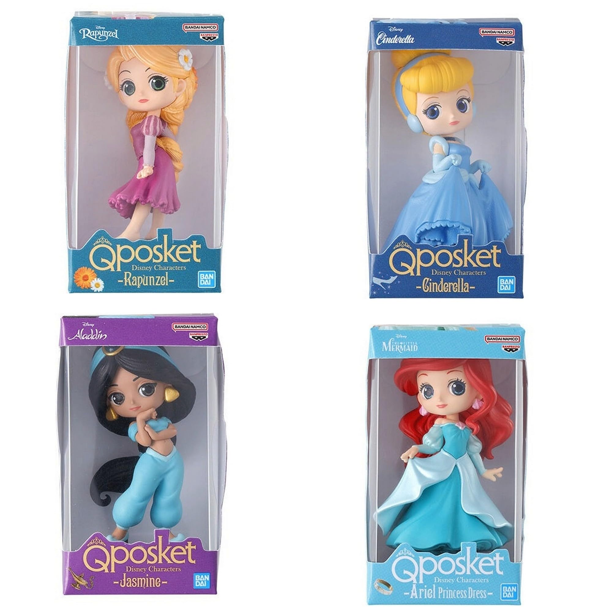 Amazon | 【BANDAI】Disney Qposket ミニチュアコレクション × 全4種