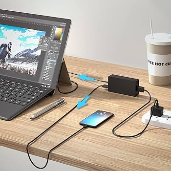 Amazon.co.jp: Surface Pro 充電器 BTBSZ 65W 15V 4A Surface Laptop