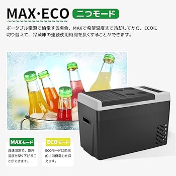 Amazon.co.jp: F40C4TMP ポータブル冷蔵庫 車載冷蔵庫 28L -22℃～10