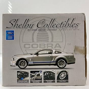Amazon | Shelby Collectibles 1/18 GT500KR 2008年 Black COBRA