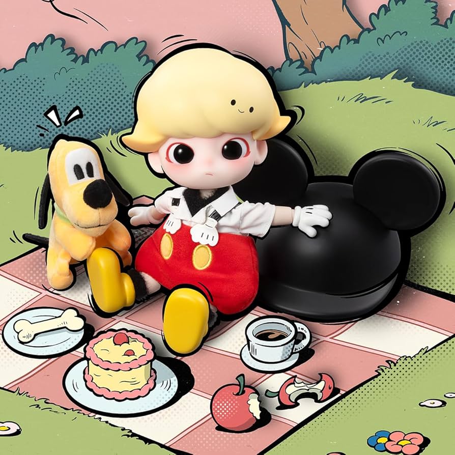 Amazon.co.jp: POP MART DIMOO MICKEY 1/8 アクションフィギュア