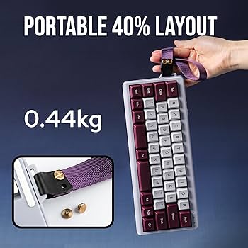 Amazon.com: EPOMAKER TH40 40% Layout VIA Mechanical Keyboard