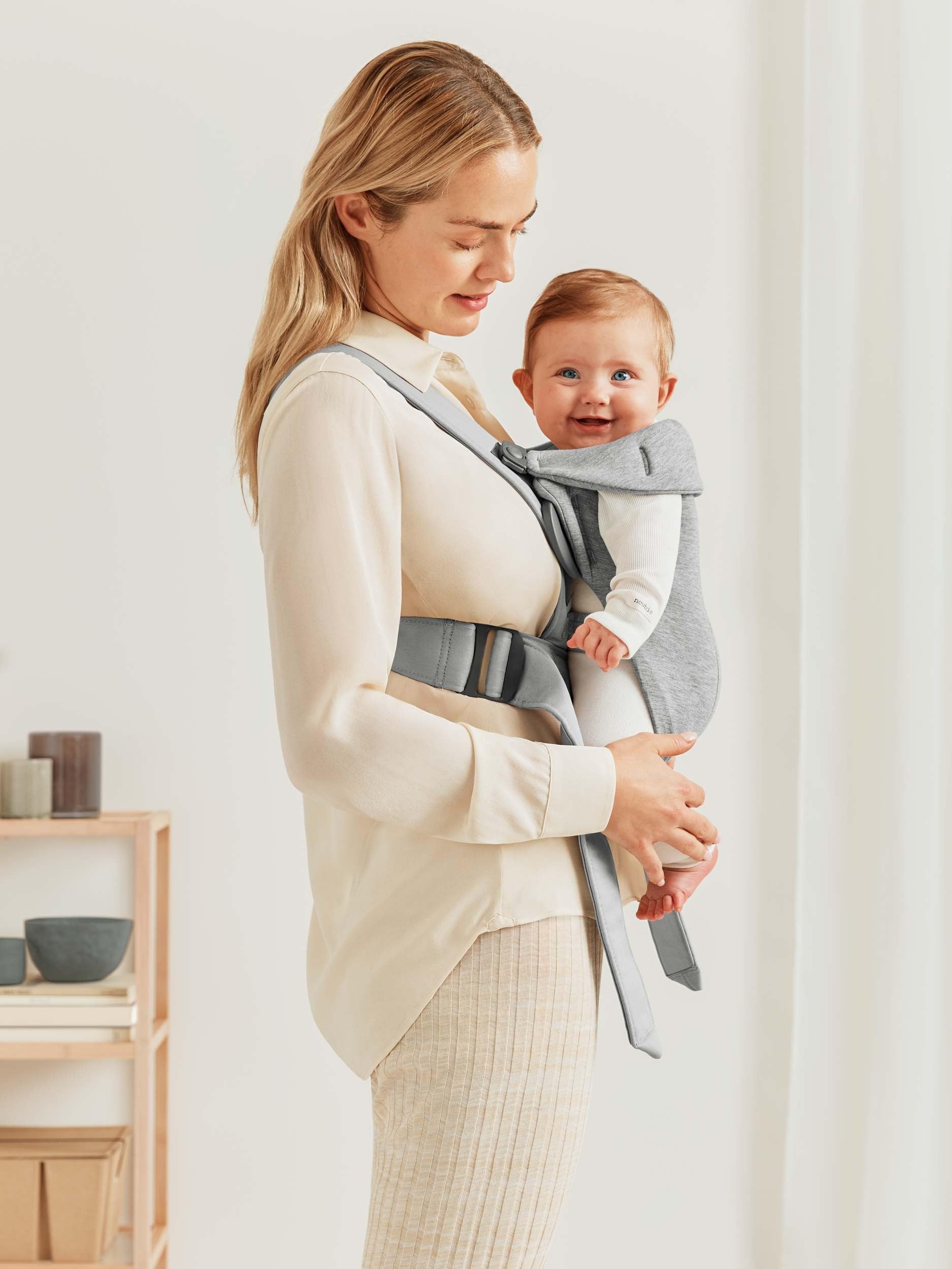 Amazon.com: BabyBjörn Baby Carrier Mini, Light Gray, 3D Jersey