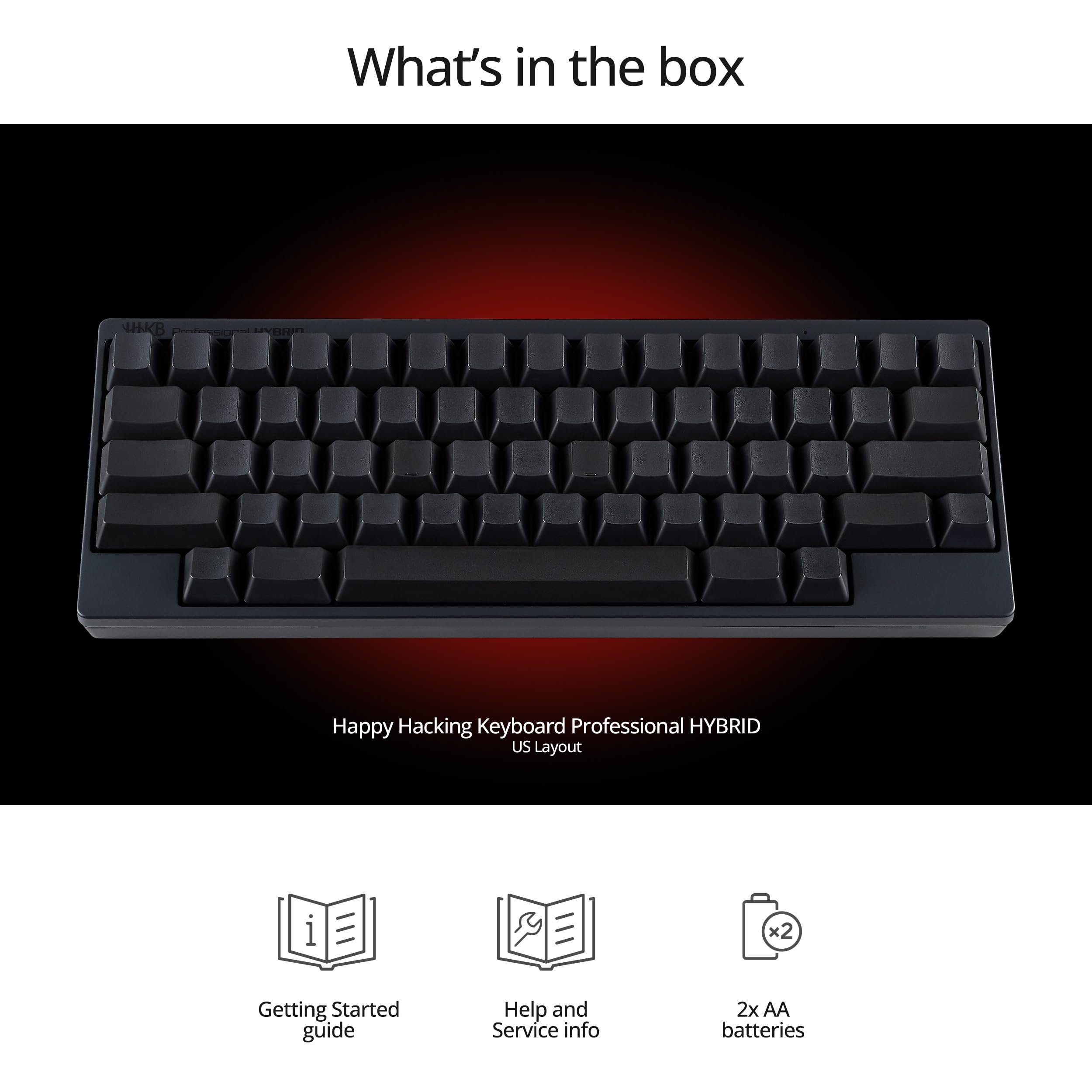 HHKB - Happy Hacking Keyboard Professional Hybrid (Wireless