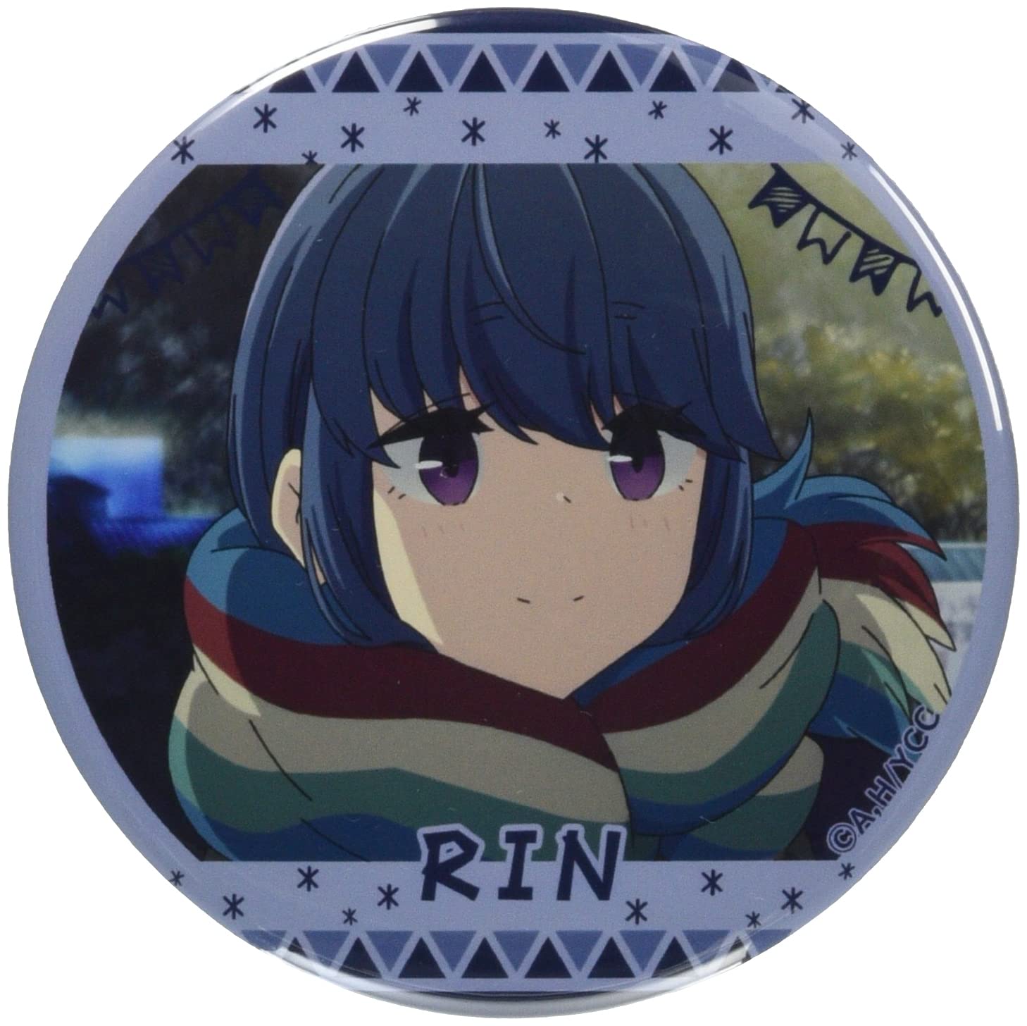 Amazon | ゆるキャン△ 缶バッジ Ver.2 志摩リン B KBAN-Y003-m05