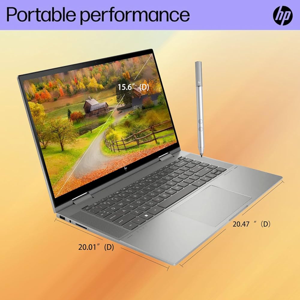 Amazon.co.jp: HP Envy x360 2-in-1ノートパソコン、15.6インチフルHD