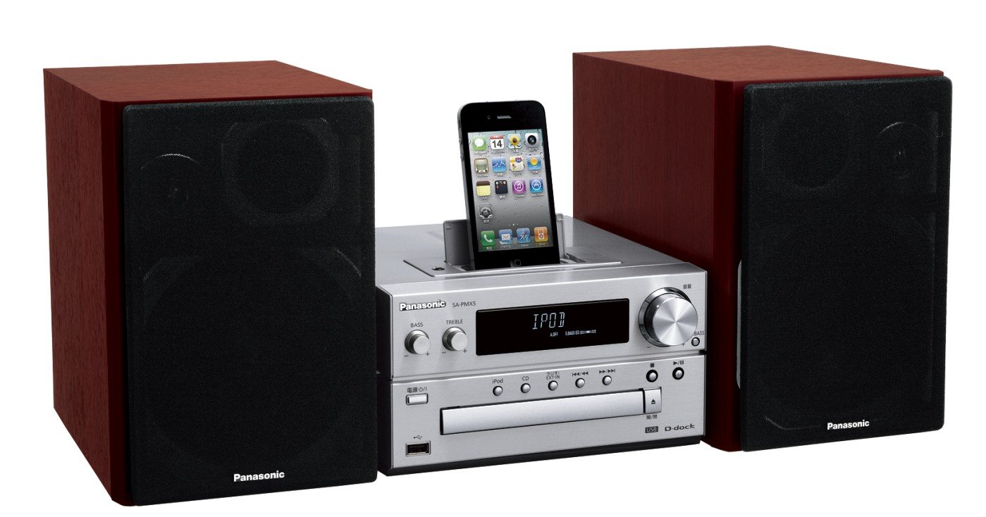 Amazon.co.jp: Panasonic CDステレオシステム シルバー SC-PMX5-S