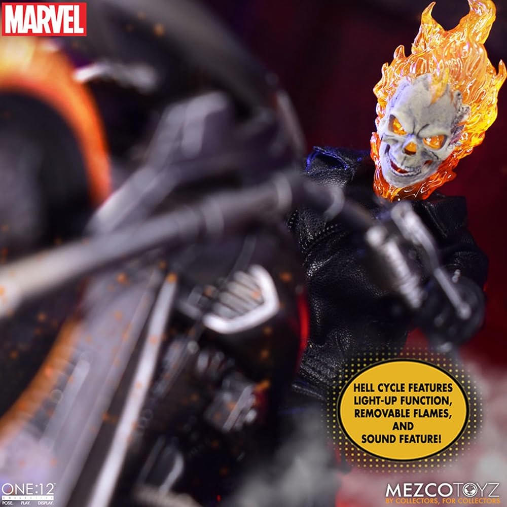 Amazon.com: Ghost Rider One:12 Collective : Toys & Games