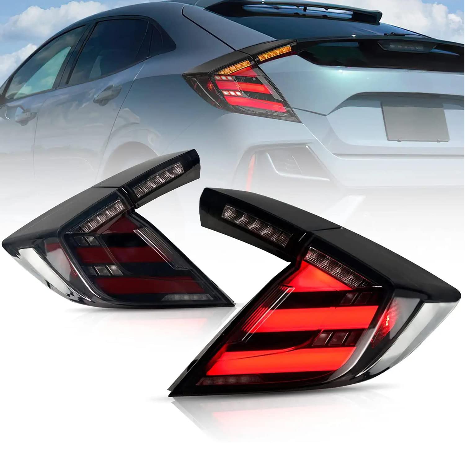 Amazon | VLAND製 シビックFK7 FK8 TYPE-R テールランプ全LEDテール