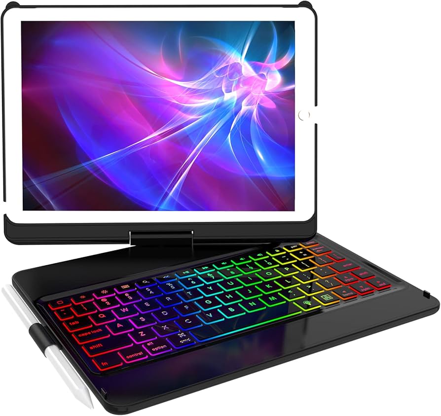 Amazon.com: Keyboard Case for iPad 9th Generation,7 Color