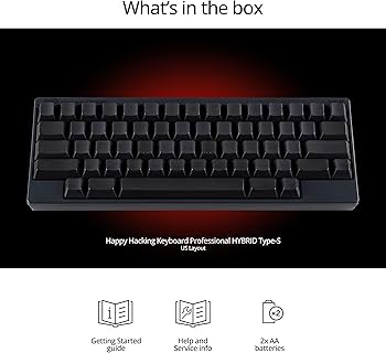 HHKB - Happy Hacking Keyboard Professional Hybrid Type-S (Wireless