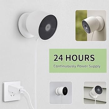 Amazon.com: Power Adapter for Google Nest Cam Outdoor or Indoor