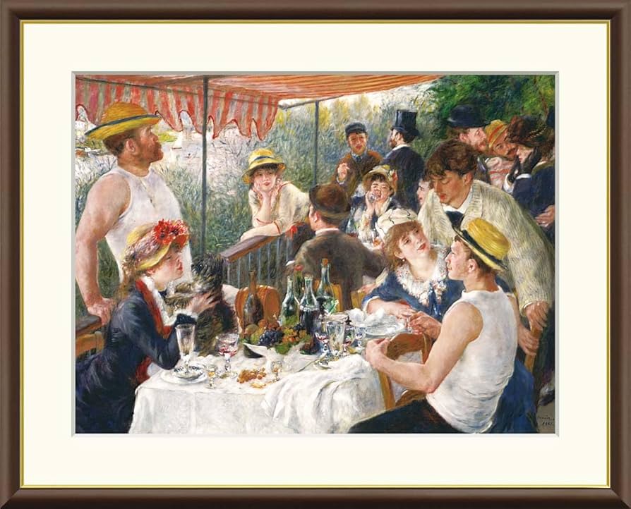 Amazon.co.jp: 舟遊びをする人々の昼食 ピエール＝オーギュスト