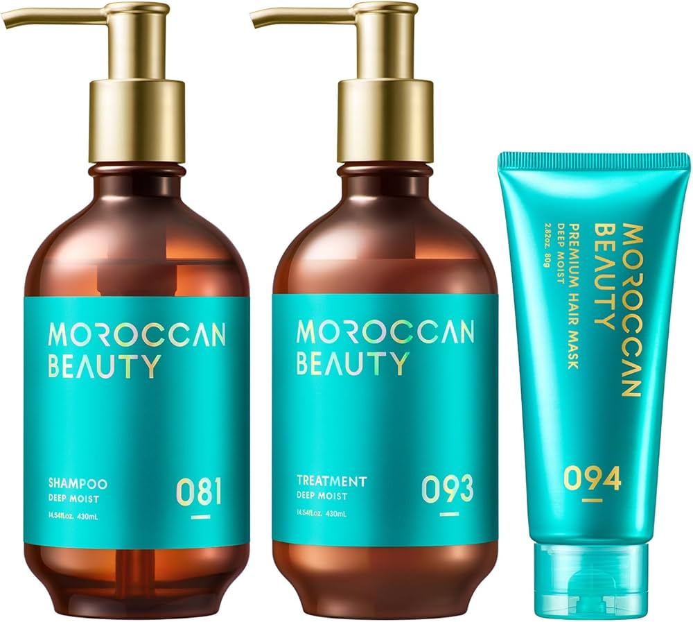 Amazon | モロッカンビューティ ディープモイスト ミニヘアマスク付き