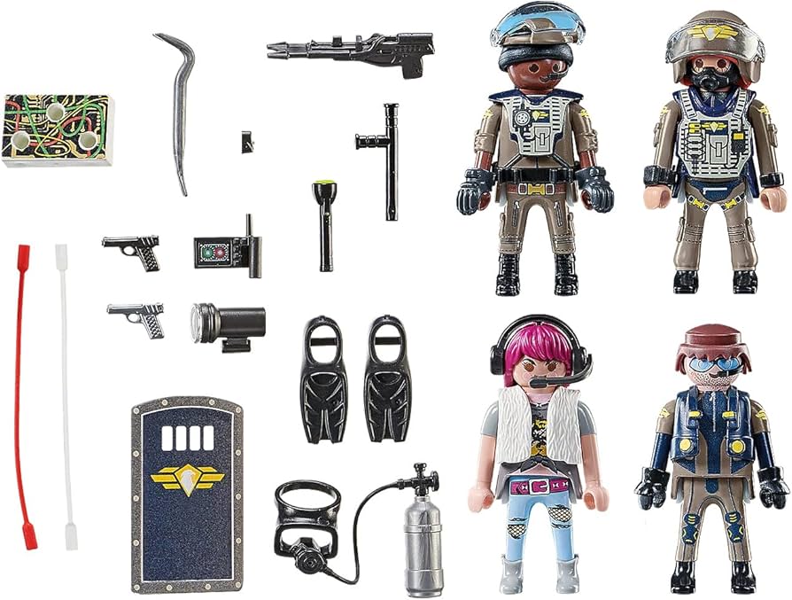 Amazon.co.jp: playmobil(プレイモービル) 特殊部隊 フィギュアセット