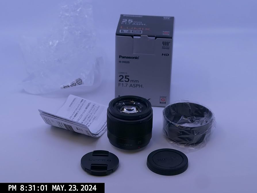 Panasonic H-H025 25mm F1.7 レンズ Panasonic H-H025 25mm F1.7 単