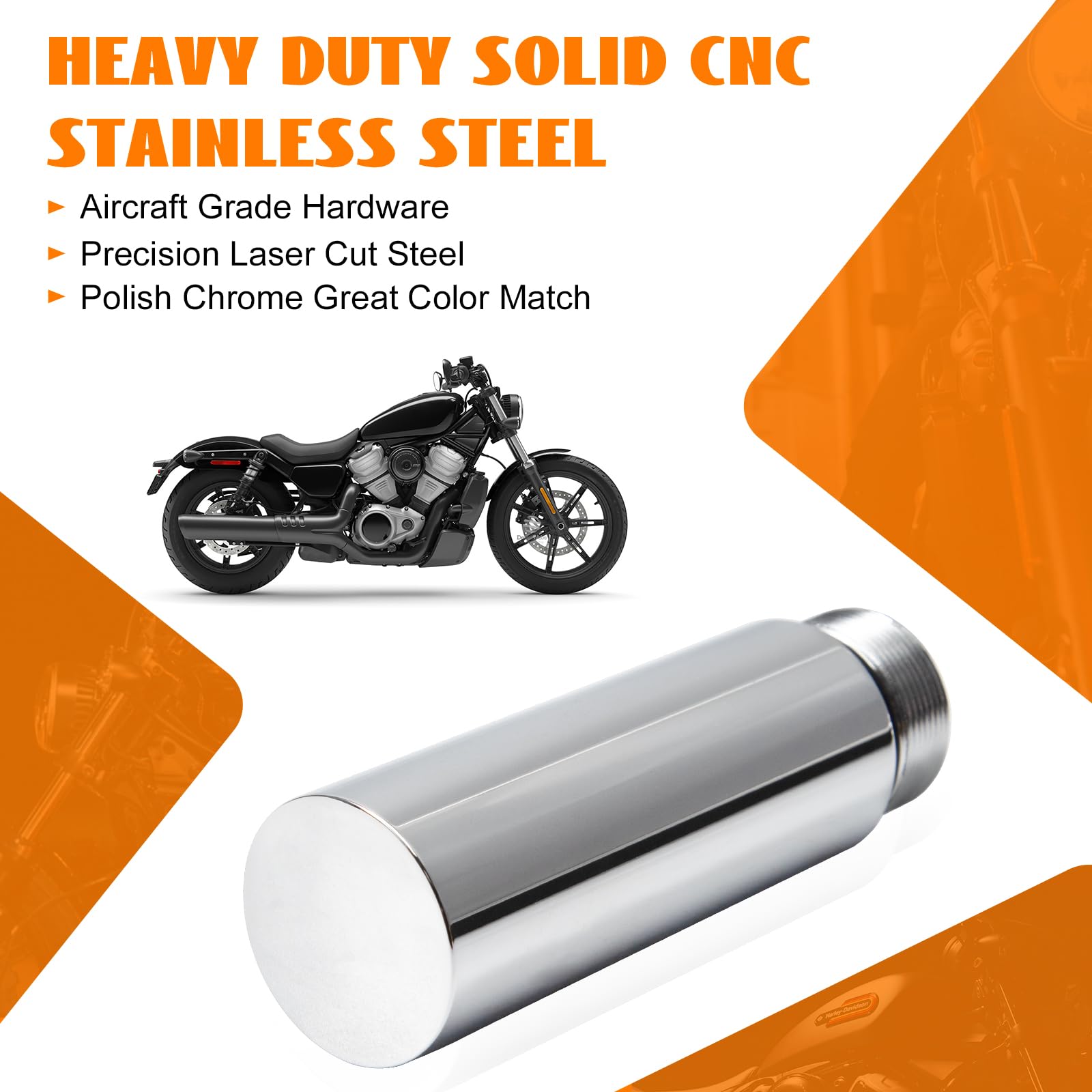 Amazon | Eumti 39mm フォークチューブ 4インチ 延長キット クロム