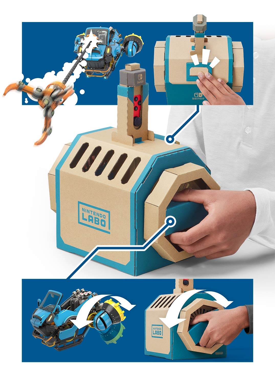 Amazon.com: Nintendo Labo Toy-Con 03: Vehicle Drive Kit - Switch