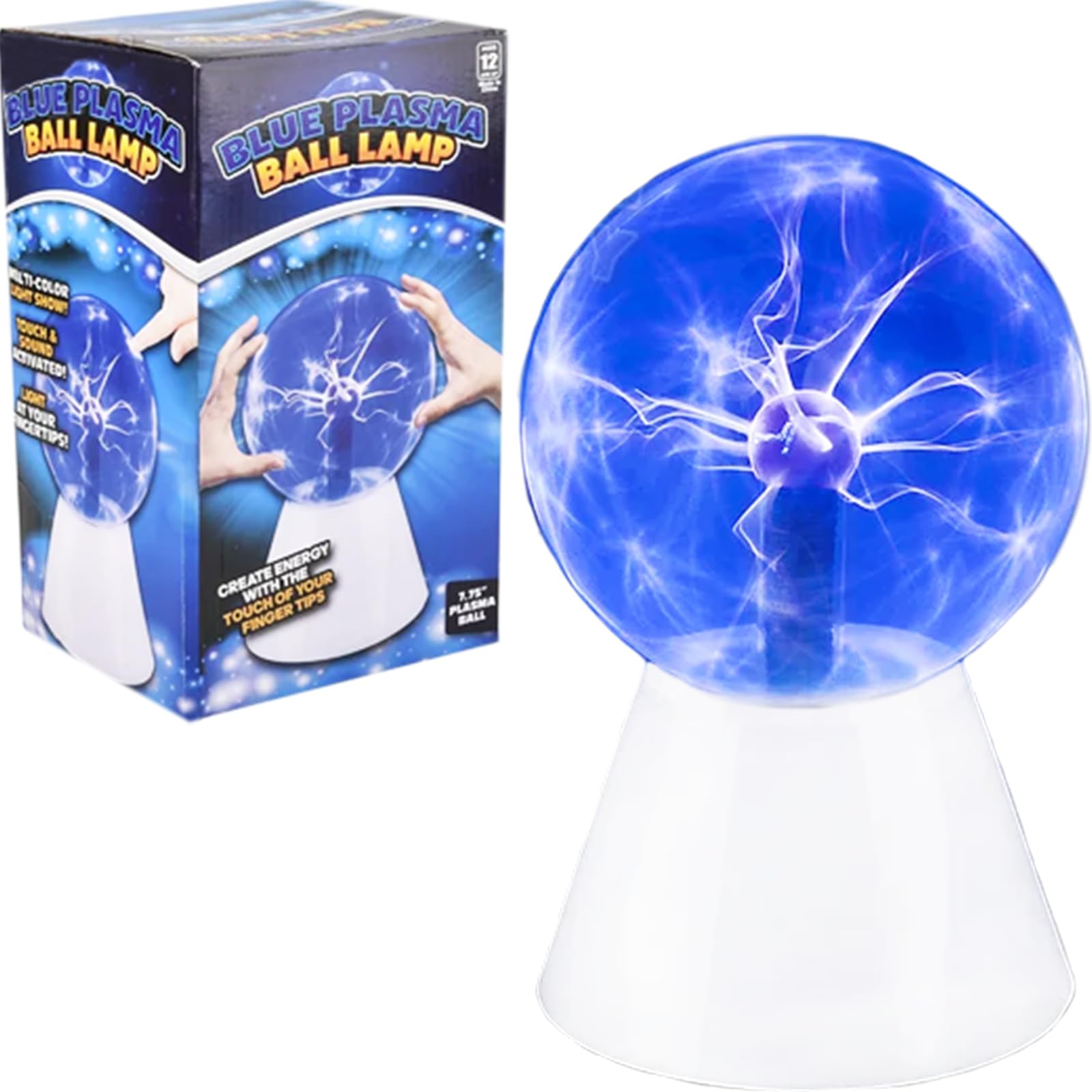 The Dreidel Company Interactive Plasma Ball, Nebula, Thunder