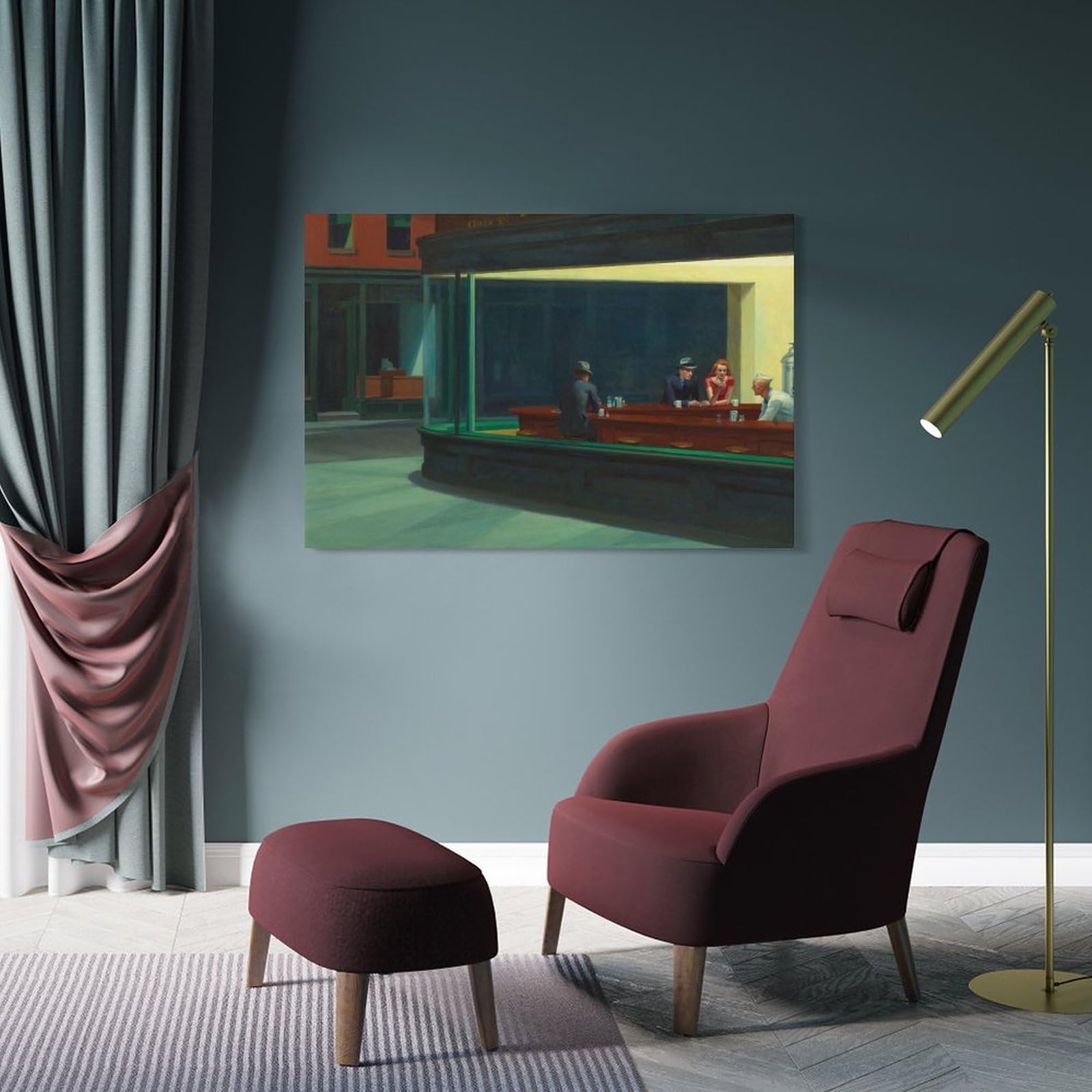 Amazon.co.jp: Edward Hopperエドワード・ホッパー《ナイトホークス