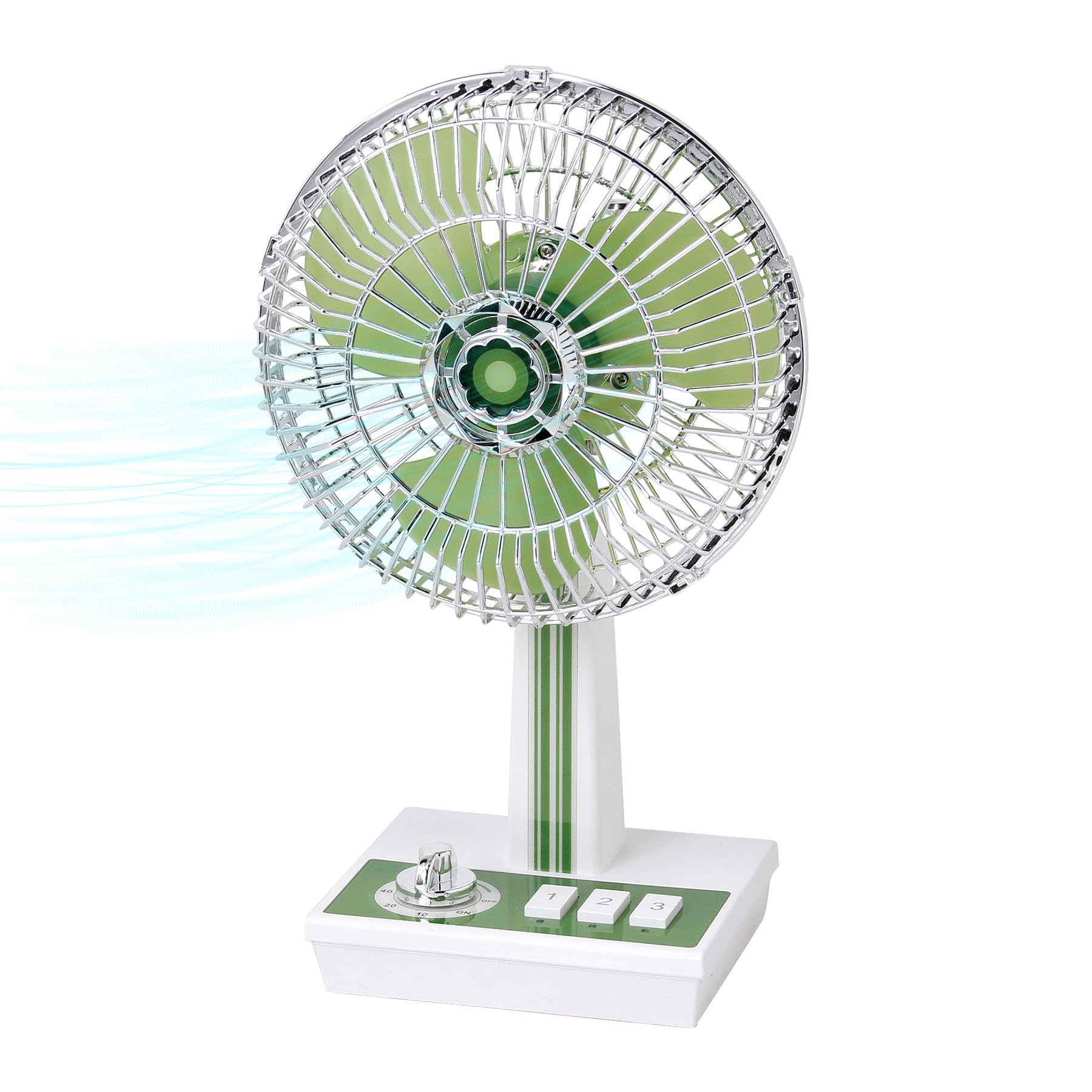 Amazon | SPICE OF LIFE(スパイス) レトロファン 卓上扇風機 グリーン