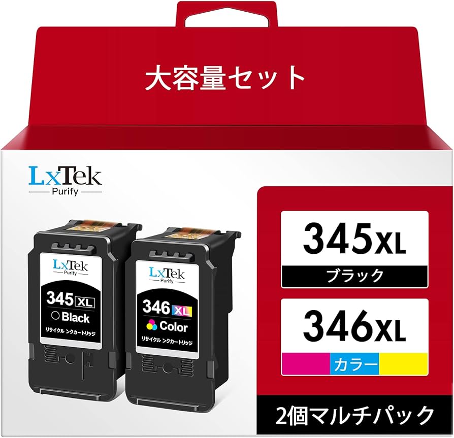 Amazon.co.jp: LxTek Purify BC-345XL BC-346XL 大容量リサイクル