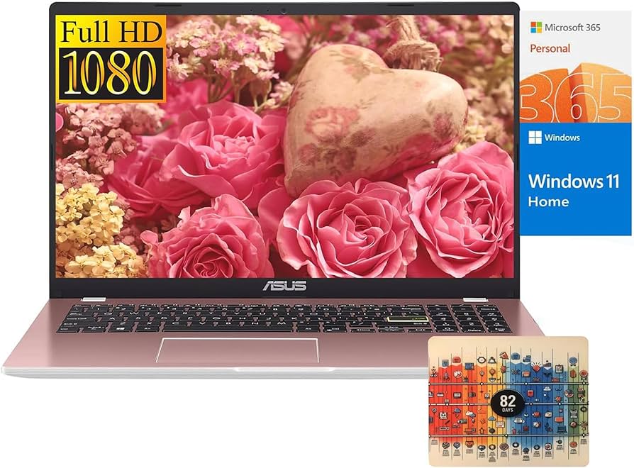 Amazon.com: ASUS Vivobook 15.6 inch Laptop, Intel N6000 4-core CPU