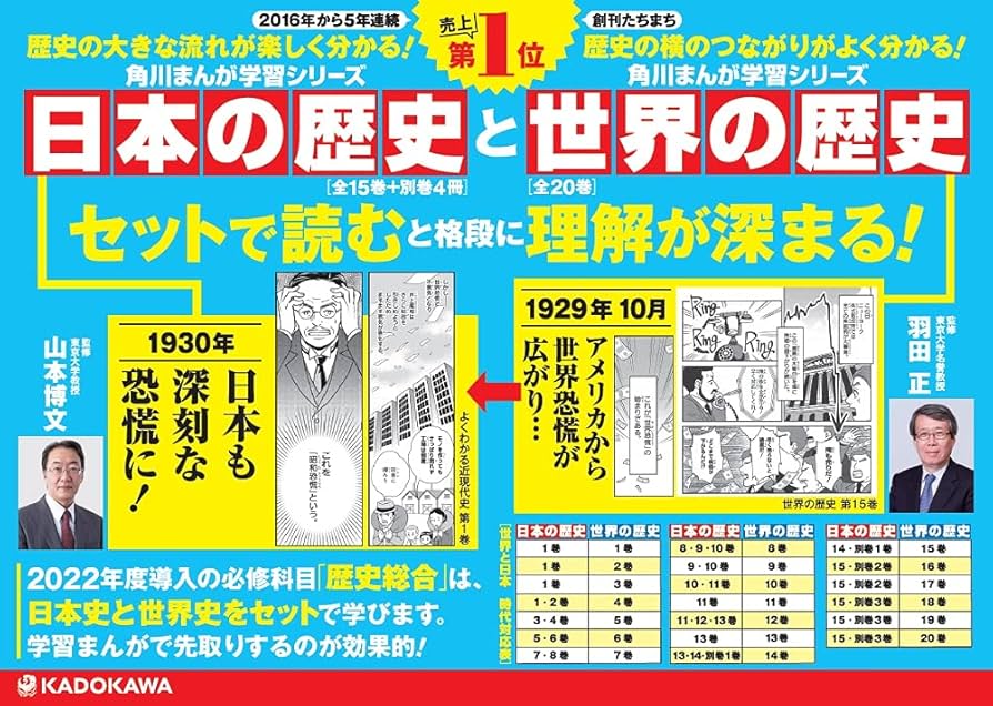 角川まんが学習シリーズ日本の歴史全15巻+別巻4冊
