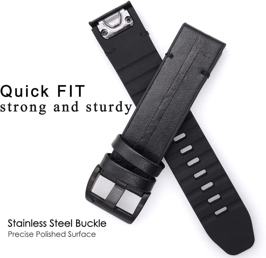 Amazon.co.jp: Ahayo QuickFit 22mm 交換本革 バンド に適合する