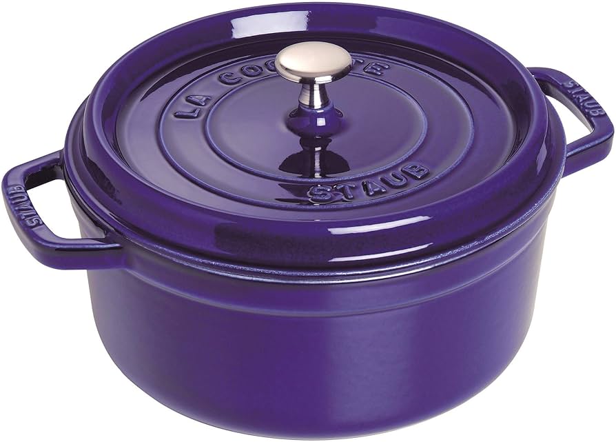 Amazon.com: STAUB 40510-283-0 Cocotte Round 24cm Dark Blue: Home