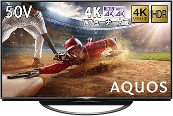 Amazon | シャープ 50V型 4Kチューナー内蔵 液晶 テレビ AQUOS 4T