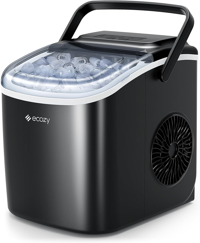 Amazon.co.jp: ecozy 製氷機 家庭用 高速製氷機 最速6分 自動洗浄機能