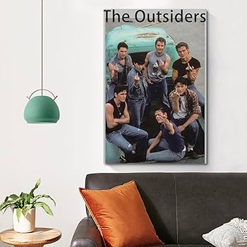 Amazon.com: The Outsiders Poster Vintage Movie Posters Canvas Art