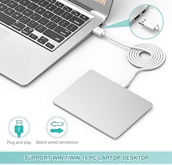 Amazon.com: VssoPlor Wired Trackpad for Windows 7/10, Ultra Slim