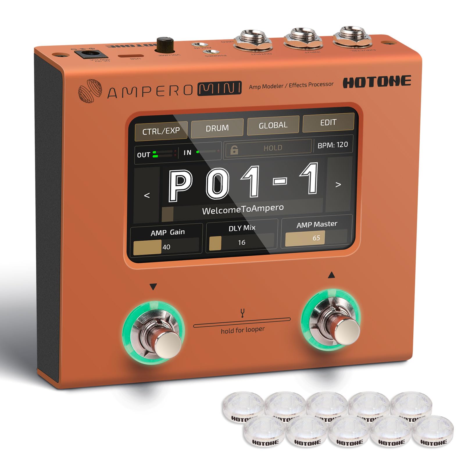 Amazon.com: HOTONE Multi Effects Processor Pedal Guitar Bass Amp