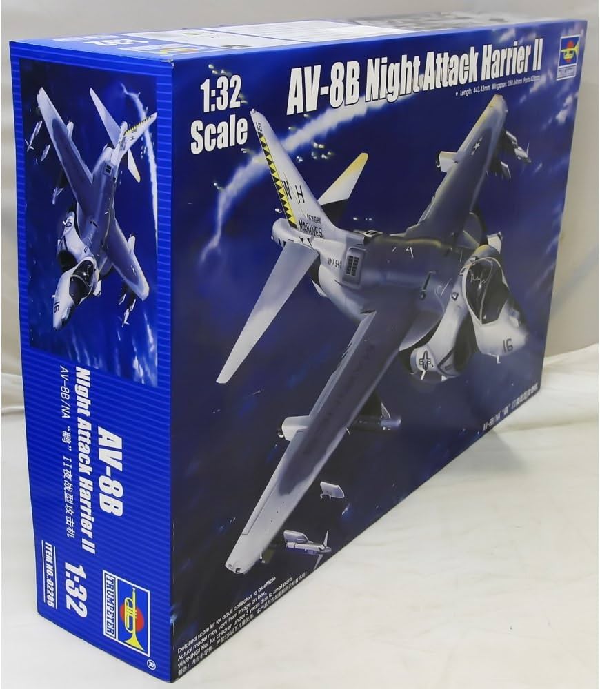 Amazon.com: Trumpeter 1/32 AV8B Harrier II Night Attack Aircraft