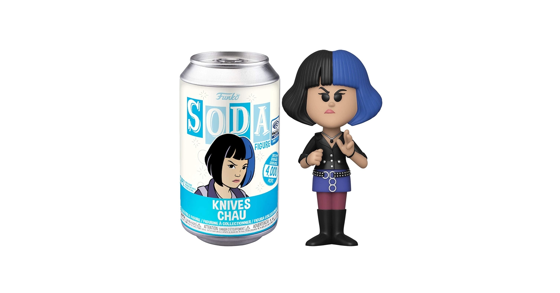 Amazon.com: Funko Soda Knives Chau Wondercon le 4000 : Toys & Games