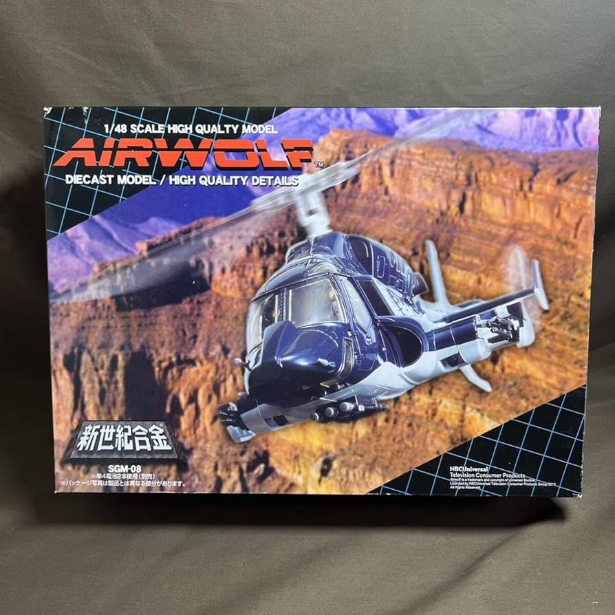 Amazon.co.jp: 新世紀合金 1/48スケール AIR WOLF エアーウルフ SGM-08