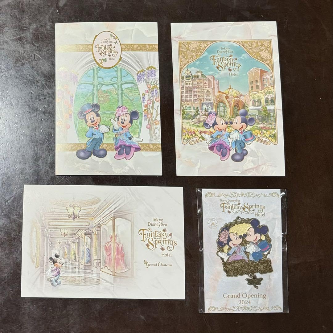 ファンタジースプリングス グランシャトー ピンバッジ バッグ ポスト