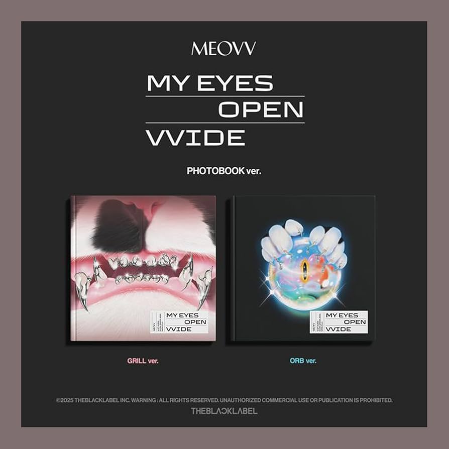 Amazon.com: MEOVV MY EYES OPEN VVIDE 1st EP Album (Photobook - ORB