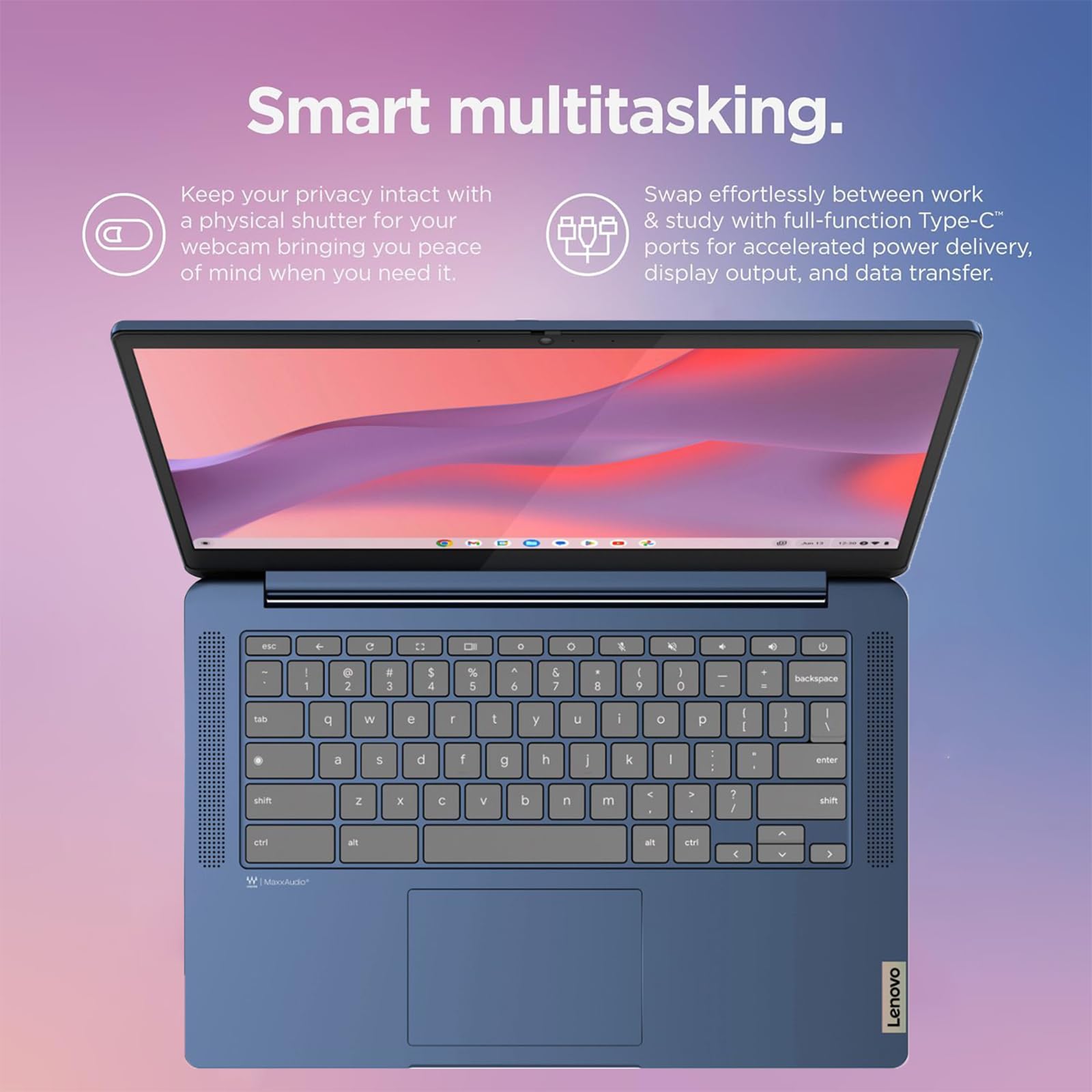 Amazon.com: Lenovo IdeaPad Slim 3 Chromebook Laptop, 14