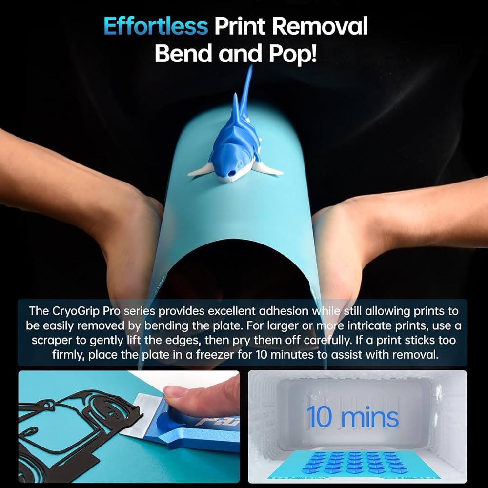 Amazon.co.jp: BIQU CryoGrip Pro Glacier Panda ビルドプレート Bambu