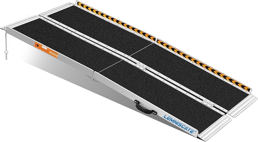 Amazon.co.jp: LEMNISCATE 車椅子 用 スロープ 長さ152cm 幅73cm 耐